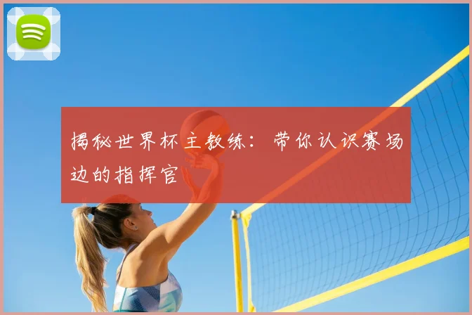 揭秘世界杯主教练：带你认识赛场边的指挥官